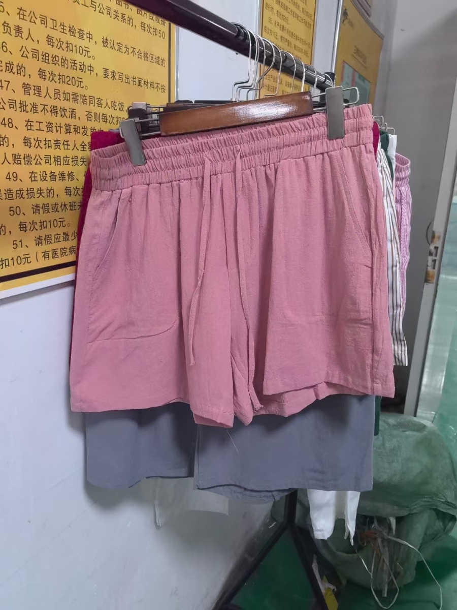 大码短裤，棉麻系列，低价清仓